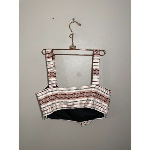 Zara Trafaluc Collection Cropped Top Womens’s Medium Bra‎ Tank Woven Tribal - Picture 2 of 5